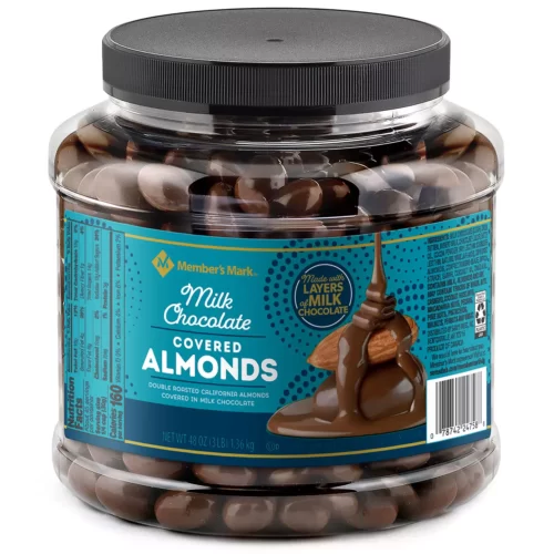 Almendras achocolatadas