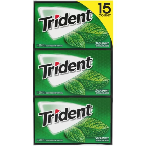 Chiclets trident menta verde